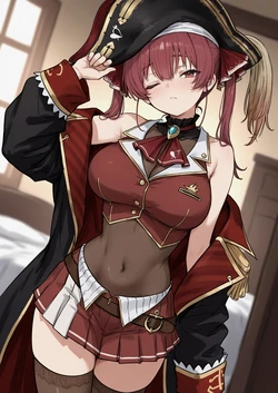 my Houshou Marine collection ( Ai generated )