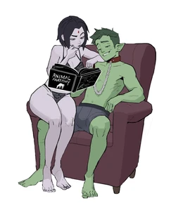 [amugea] Raven x BB (Teen Titans)