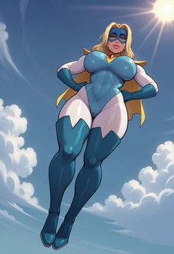 [Dartzai] Blonde Blazer Keeping the Thugs Off the Streets (no caption) (AI Generated)