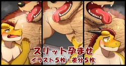 [Higirai] Slit pregnancy (English)