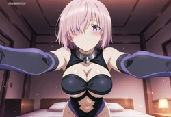 18anime_18 マシュ・キリエライト | Bodysuit [AI Generated]