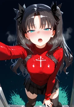 (Custom Firingu X) Rin Tohsaka [AI Generated]