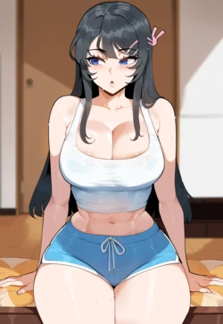 [Creamy AI] Mai Sakurajima, PAAG Vs BBC [AI Generated]