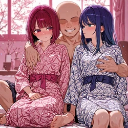 Tsubaki 有馬かな×黒川あかね (推しの子) 64P (Patreon) [AI Generated]