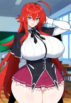 [Creamy AI]Rias Gremory, PAWG Vs BWC [AI Generated]