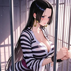 [AI Photo2] Boa Hancock - Prison (Patreon) (AI Generated)