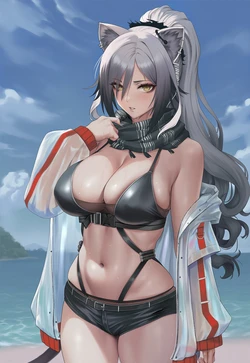 [鬼见愁 (天崩地裂水倒流) ] Schwarz - Arknights (Patreon) (AI Generated)