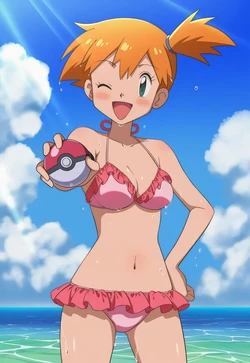 [Sephiaton] Misty(Pokémon) - Anime Style 1 (Patreon) [AI Generated]