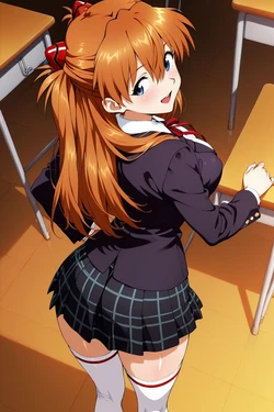 [minakaze] Souryuu Asuka Langley - Blazer Uniform (Neon Genesis Evangelion) [AI Generated]