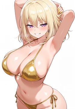 [Nankoai] Misumi Uika-三角 初華(Bang Dream!)-gold.bikini- (Patreon) [AI Generated]