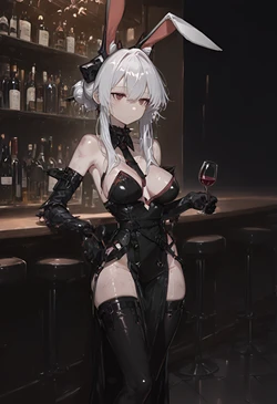 UWAH - Selena waitress sideline  [Chaos Zero Nightmare] [AI Generated]