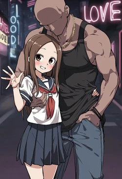 [Pixiv] わさびまぐろ/wasabi tuna (107946418) - Takagi-san Cuckold Report [AI Generated]