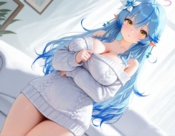 Jinnnn Yukihana Lamy #3 (Patreon) [AI Generated]