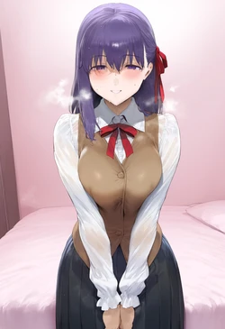 Stormy Sakura Matou X BBC (GB) (Request) (154P) [AI Generated]