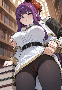 Stark's Rough Lesson - Fern's Clenched Disgust [AI Generated]