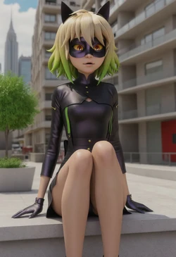 Black Miracle - Kitty Black Noir (AI Generated)