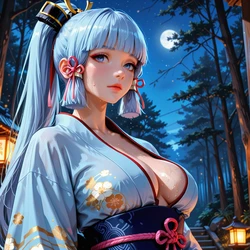 [oniha] Kamisato Ayaka - Genshin Impact (Patreon) (AI Generated)