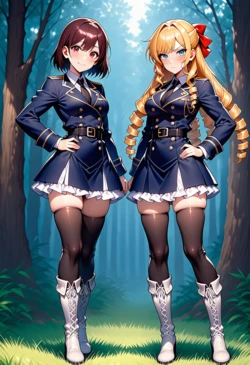 Shirobako88 - Claire and Rae クレア=フランソワ レイ=テイラー [AI Generated]