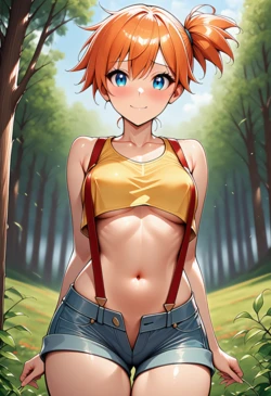 Shirobako88 - Misty x May Yuri カスミx ハルカ 百合 [AI Generated]