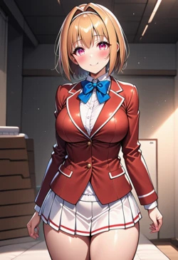 Shirobako88 - Horikita x Kushida 堀北鈴音x櫛田桔梗 百合 [AI Generated]