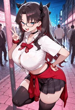 [Nankoai] Rin Tohsaka(Fate series)-req-gyaru-lovehotel-BBC- (Patreon) [AI Generated]