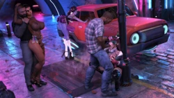 [Lewdink] Kiriko & Sombra - Overwhore catfight (Overwatch)