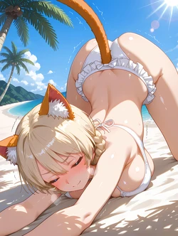 mochimochiya ダージリンの夏のバカンス水着エッチ (Patreon) [AI Generated]