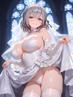 mochimochiya ノエルのウェディング中だしえっち (Patreon) [AI Generated]