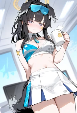 [myuto] ひびきとオフィスえっち（ブルアカ）[AI Generated]