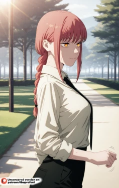 Makima Work out (chainsaw man) [AI Generated]