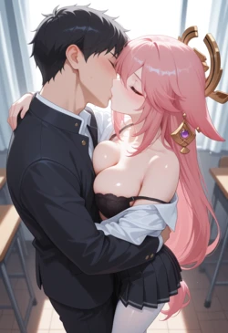 [UnrealBeautyAIMIX] NO.860(V) Yae Miko | Genshin Impact (Patreon) [AI Generated]