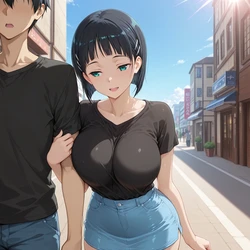 淫乱マッスル Suguha💑130P (Patreon) [AI Generated]