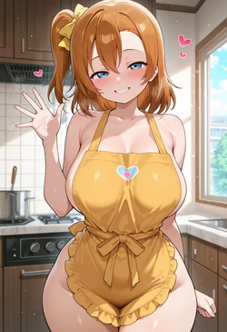 [Nankoai] Honoka Kousaka -高坂穂乃果-hb-naked.apron- (Patreon) [AI Generated]