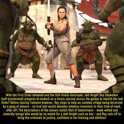 [Fiddlestix3DX] Star Whores: Episode 1 - Rey Streetwalker (Star Wars)