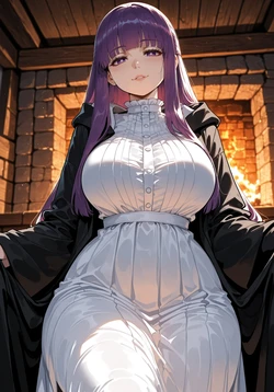 [Miyu] Fern: Rest by the Fire [Ai Generated]