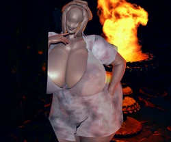 【FIRE ON】Busty bubble head nurse