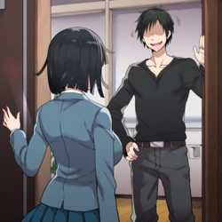 [DarkLust] Sonohara Anri Vs Orihara Izaya [AI Generated]