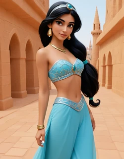 Black Miracle - Princess Jasmine (AI Generated)