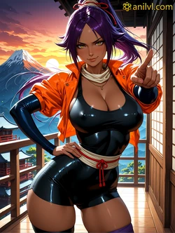 [Anilvl] Shihouin Yoruichi - Bleach [AI Generated]