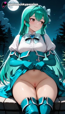 [SkyPassion] Minakami Sayo | Magia Azure (Mahou Shoujo ni Akogarete / Gushing over Magical Girls) [AI Generated]