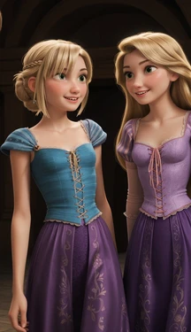 Black Miracle - Rapunzel And Astrid (Part 1) (AI Generated)