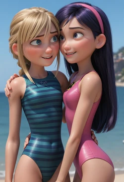 Black Miracle - Violet Parr And Astrid (Part 2) (AI Generated)