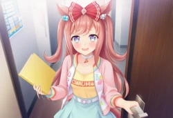 对小黄书感兴趣的爱丽数码 (Uma Musume) 【AI Generated】