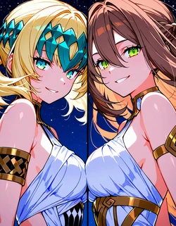 名無しのあに◯ん民  Pollux&Adele [AI Generated]