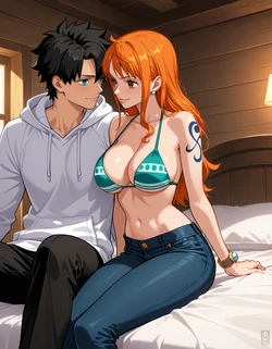 名無しのあに◯ん民 Nami Timeskip [AI Generated]