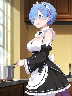 PafuPafu - レム Rem 113P [AI Generated]