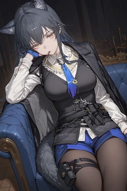 Texas - Arknights (Decensored) [AI Generated]