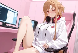 淫乱マッスル アスナ・直葉 エロtuber Asuna&Suguha 500P (Patreon) [AI Generated]