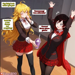 [VirusB90] RWBY Grimace Shake: Ruby - Short Comic [AI Generated]