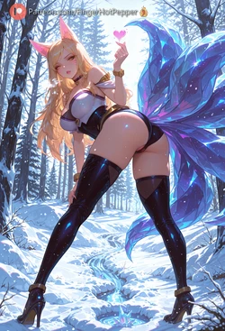 (Hot Finger Pepper) - League of Legends | Ahri -  [AI Generated] (Patreon)